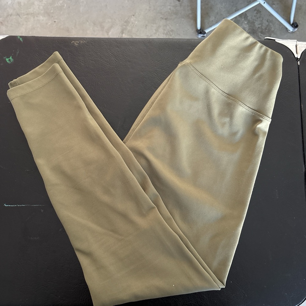 Olive Green Women's Leggings